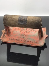 Antique Miles Craft Concrete Edger Tool Cast Iron 28A Cleveland OH 1950s VTG USA
