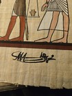 Papyrus Hand Painted Egyptian Art Signed & 10 Bookmarks Lehnert & Landlock — photo 3