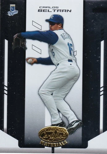 Carlos Beltran - 2004 Leaf Certified Materials - # 36 - Royals