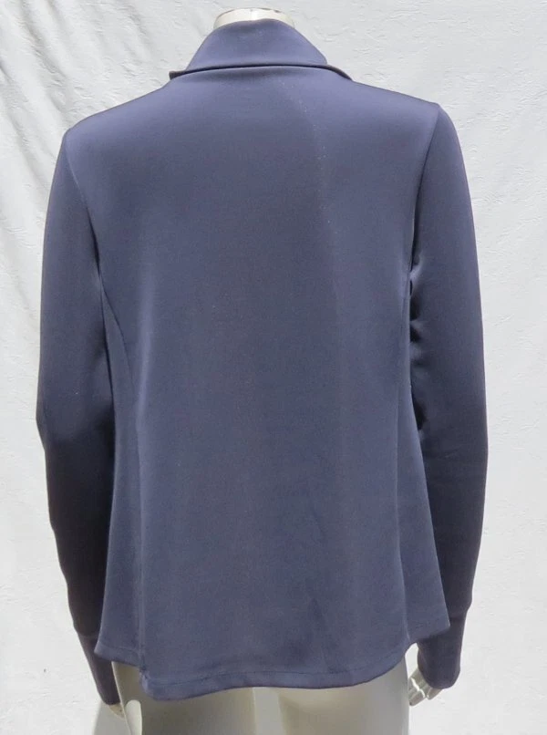 Chaqueta Top Capa 8 Para Mujer US M L Púrpura Oscuro Cuello Dividido Cremallera Completa Agujeros para los Pulgares Foto 2 de 4