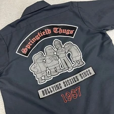 Red Kap Shirt Springfield Thugs Bullying Sissies Since Size Medium The Simpsons