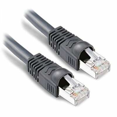 150ft CAT6 Outdoor Direct Burial Ethernet Cable - Gel Filled, Black, USA Copper