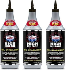 LUCAS 10118 Motor Oil Additive - High Mileage Engine Oil Stabilizer (1 qt) Qty 3