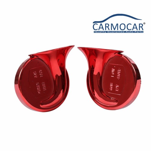 12V Horn Waterproof High Low Tone 120DB Universal Fit Electri Car Horn Auto Horn - Picture 5 of 11
