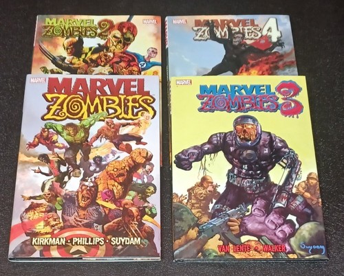 Marvel Zombies 1, 2, 3 & 4 Marvel Hardcover HC Graphic Novel Lot