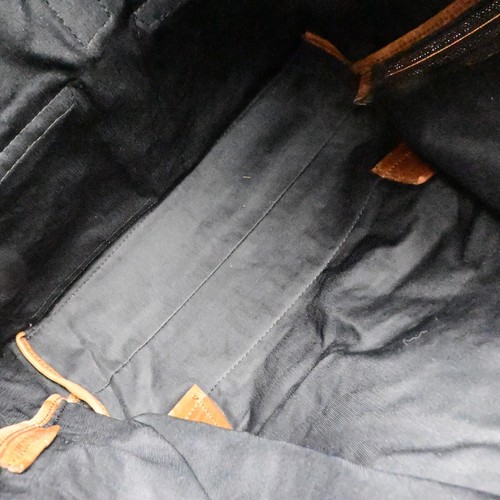 FENDI Logo Zucca Backpack Bag Canvas Leather Brown Khaki Made in Italy 18ED662 - Picture 11 of 17