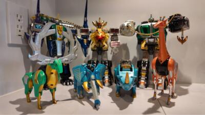Mighty Morphin Power Rangers Wild Force Zords Toys Power Rangers