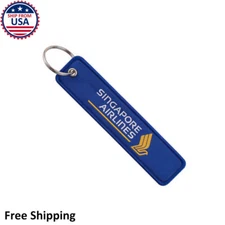 Singapore Airlines Collectibles Car Keychain Travel Luggage Bag Tag
