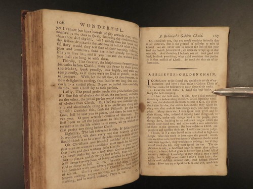 1743 PURITAN Colonial Philadelphia Dyer Bible Sermons Rev War Soldier PROVENANCE - Picture 12 of 12