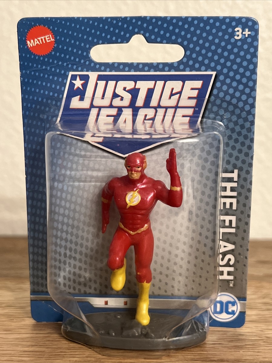 THE FLASH 3” ACTION FIGURE JUSTICE LEAGUE DC COMICS MATTEL PLASTIC