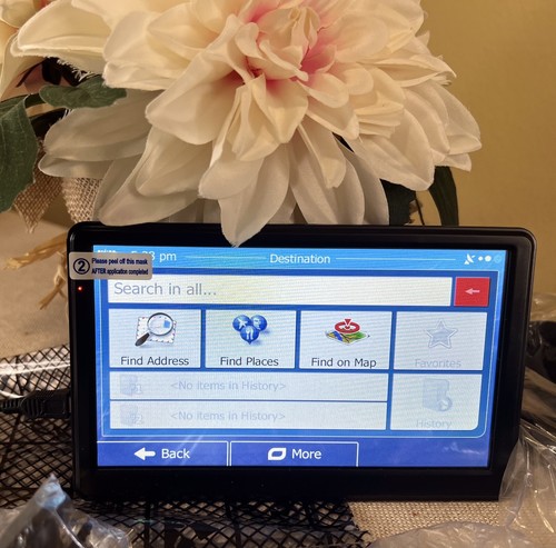 GPS Navigation System 7 Inch Touch Screen USA, Canada & Mexico Maps New Open Box - Picture 7 of 12