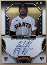 2022 Topps Triple Threads Amethyst Rookie Auto Heliot Ramos RC /99