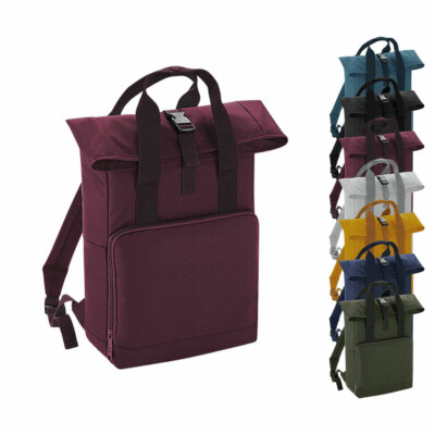 RUCKSACK MIT ROLLVERSCHLUSS mit verstellbarem Schultergurt NEU BagBase BG118