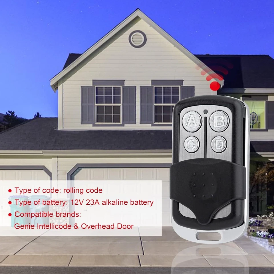 Universal Cloning Electric Gate Door Garage Remote Control Key Fob 433mhz Cloner - Image 3 of 4