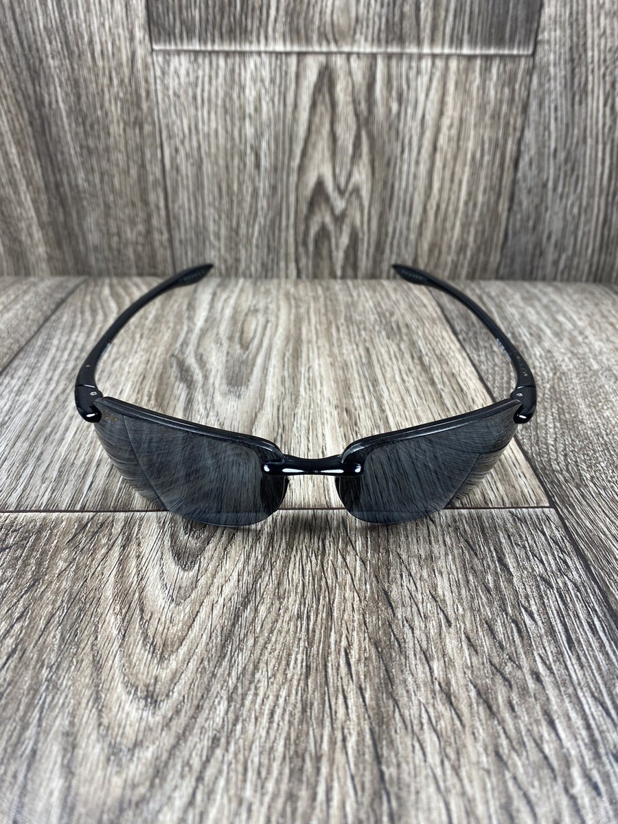 Maui Jim ブラック サングラス MJ110-02 Maui Jim MJ 110-02 Black Wrap Sunglasses Frames 61-18 127