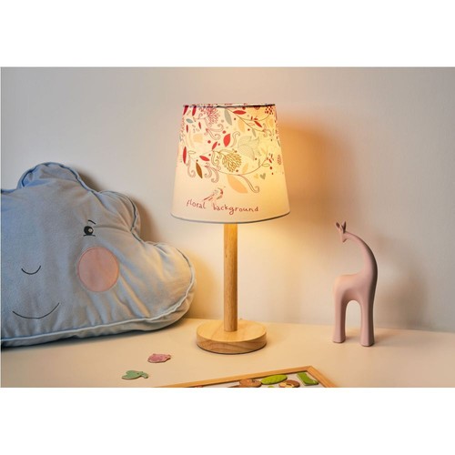 Paulmann Pauleen Cute Flower Tischleuchte Stoff & Holz 4W E27 470lm LED Schalter - Bild 3 von 11