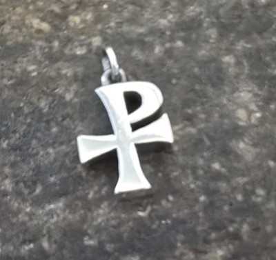 Retired James Avery Thick Staurogram Tau Rho Christian Symbol Pendant ...
