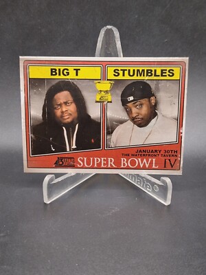 2016 Battle Rap Cards 413 - Big T vs Stumbles Rookie Card URL KOTD We Go Hard 