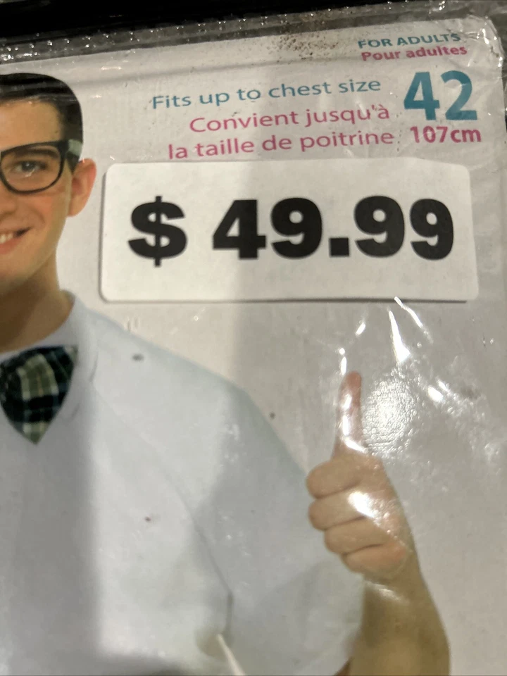 DISFRAZ DE HALLOWEEN CLASE NERD COQUETEANDO CON LOS AÑOS 50 ADULTO TALLA ESTÁNDAR Foto 3 de 3