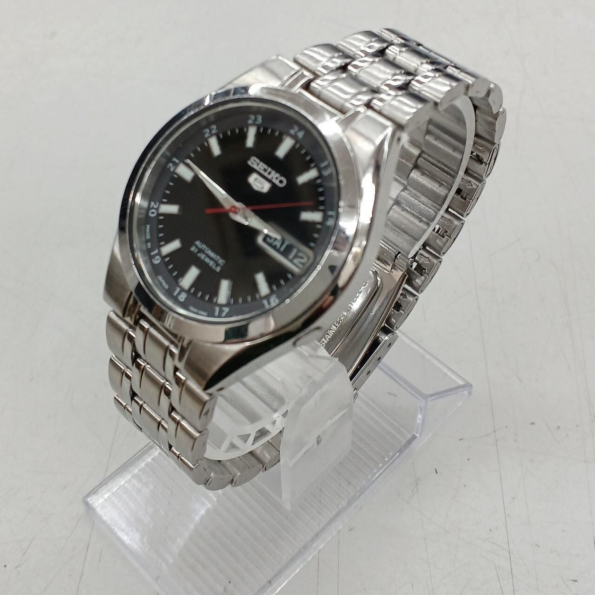 Direct from Japan Seiko 5 automatic, back cover skeleton