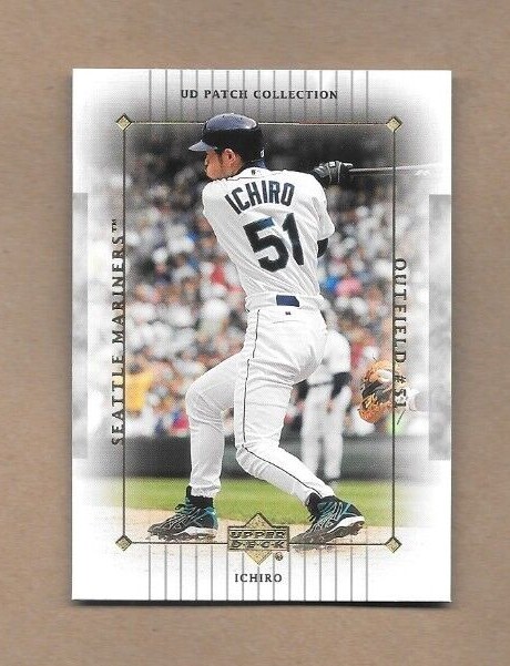 2003 UD Patch Collection Ichiro Suzuki Card #100 Seattle Mariners NM/MT