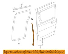 CHRYSLER OEM 11-18 CV Side Loading Door Door Components-Front W'strip 68078282AB