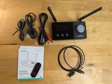 SOOMFON Dual Antenna Bluetooth Transmitter for TV Bluetooth 5.3 Receiver 3-in