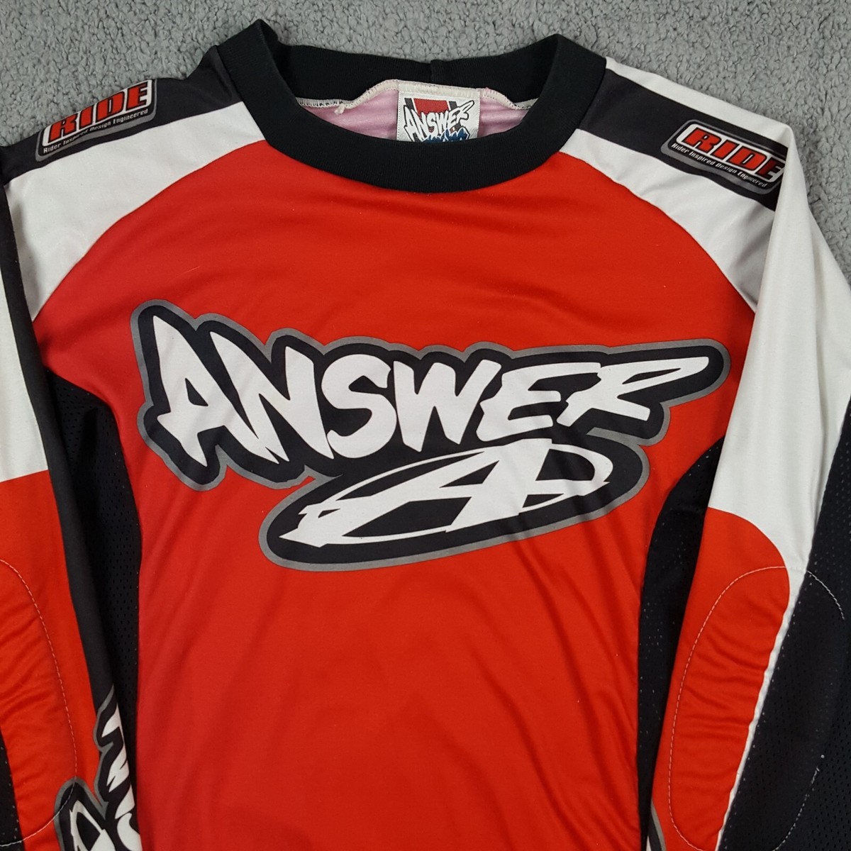 Vintage 90s Answer Racing Motocross Men's Medium BMX Jersey