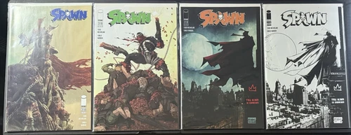 Spawn 318 Cover A B C D McFarlane Capullo Barends Variants 4book Lot NM++