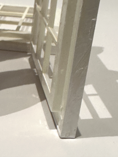 Dolls House Square Window and Pediment 1:12 Scale (Listing O3) - Picture 5 of 8