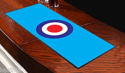 MOD TARGET BLUE BAR RUNNER IDEAL FOR ANY OCCASION PARTY'S PUBS CLUBS L&S PRINTS