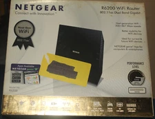 Netgear AC1200 867 Mbps 4-Port Gigabit Wireless AC Router (R6200)