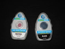 Lot Of 2 Shoe Gear Instant Self-Shine Sponges Black/Neutral