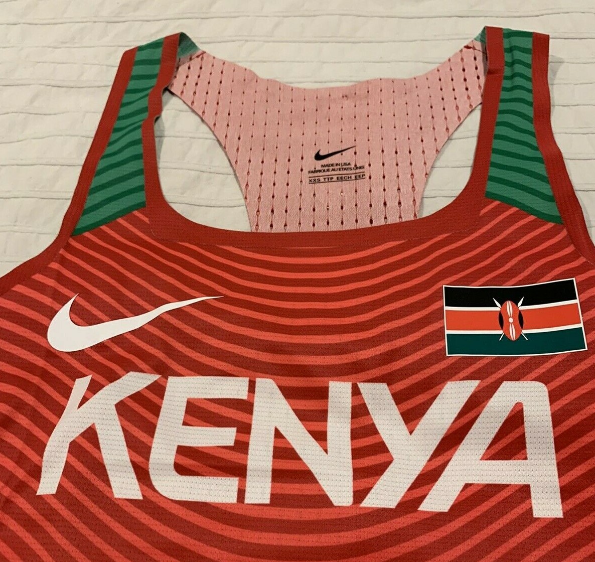 nike pro elite kenya ケニア singlet xs Nike Pro Elite Kenya Official Track & Field Singlet CK3470
