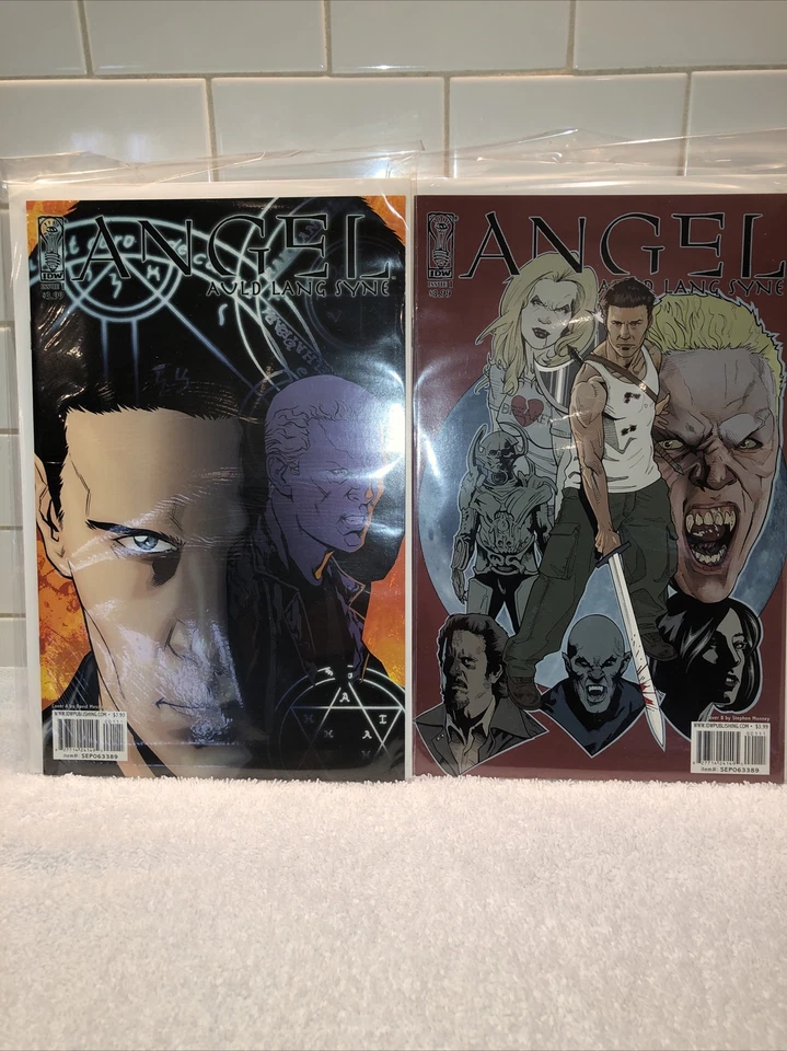 Angel (Buffy Vampire Slayer) Auld Lang Syne выпуск 1-5 комиксов с обложками (A & B) - Изображение 2 из 4