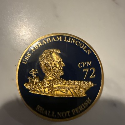 USS Abraham Lincoln (CVN-72) Naval Station Everett Navy Challenge Coin