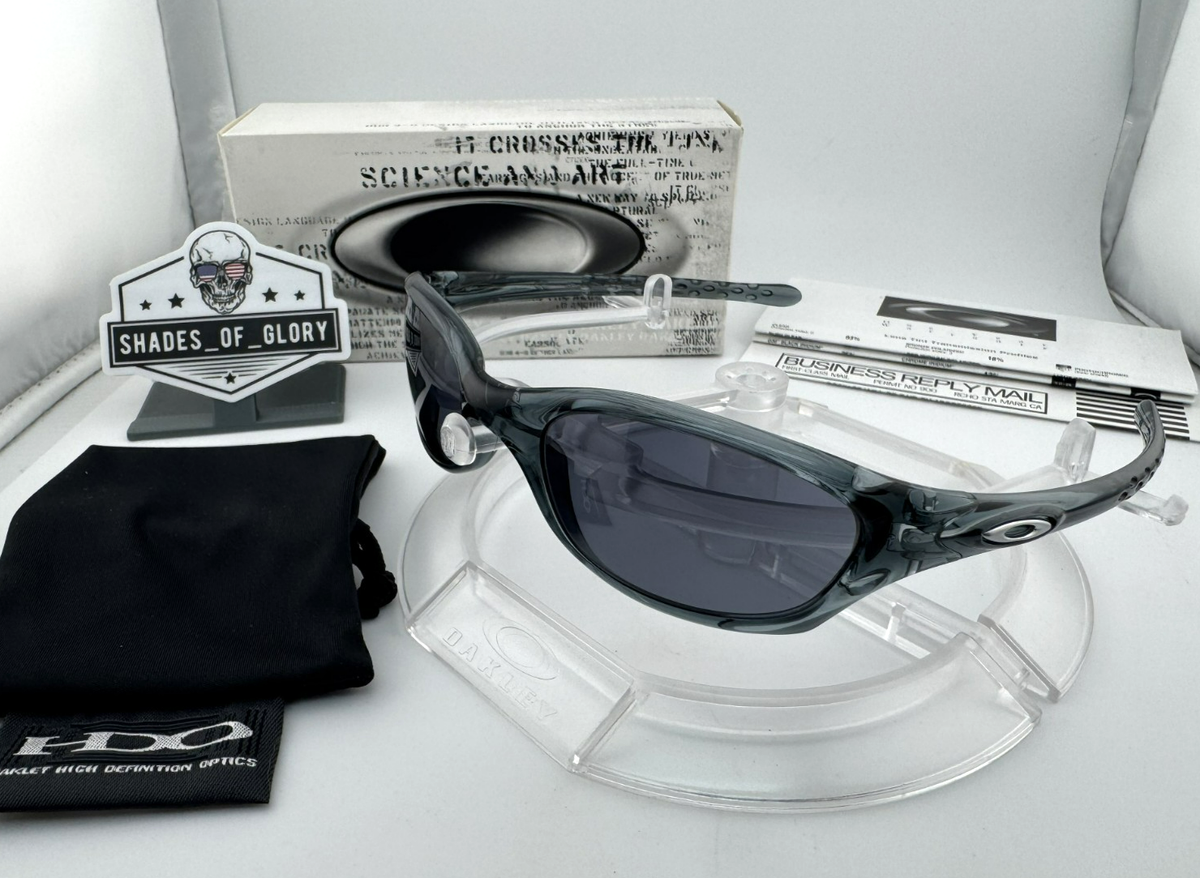 オークリー　サングラス　FIVES 2.0 アメリカ製　クリスタルブラック OAKLEY FIVES 2.0 CRYSTAL BLACK W/ GREY SUNGLASSES 30-668 RARE
