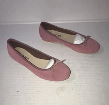 NWOB Elodie BAILARINA Marianela Serraje Rosa Flats Sz 38 Sz 7-7.5