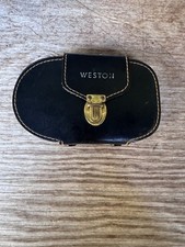 Vintage Weston Exposure Light Meter Ranger 9 Model 348 w/ Leather Case Untested