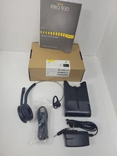 Jabra Pro 930 Mono Headset - Black OPEN BOX W/Charging Stand Missing Packaging