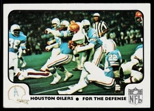 1977 Fleer Team Action Set-Break #12 For the Defense , VGEX , (HUCK'S)