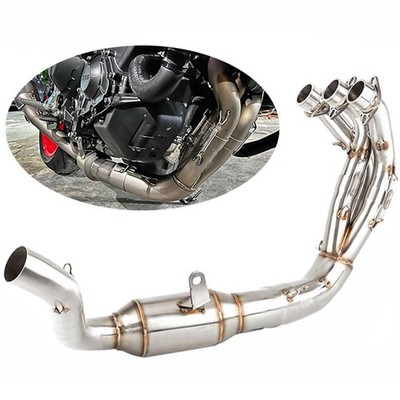 For Yamaha MT09 FZ09 2020-2023 Full Exhaust System Header Front Link Pipe