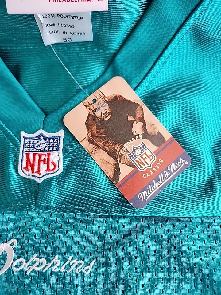 Camiseta Dan Marino Miami Dolphins HSLL OF FAME Throwbacks Talla 50 Foto 3 de 4