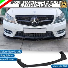 LAMA SPOILER SOTTOPARAURTI ANTERIORE NERO LUCIDO PER MERCEDES CLASSE B W246
