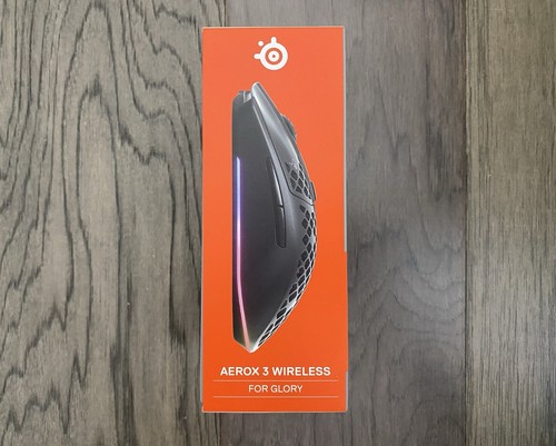 New SteelSeries Aerox 3 Wireless (2022) Onyx Optical Gaming Mouse - Black - Bild 4 von 5