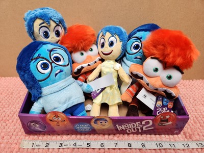 Disney Pixar ''Inside Out 2'' Talking Plush Lot Of 6 w/ Store Display NEW