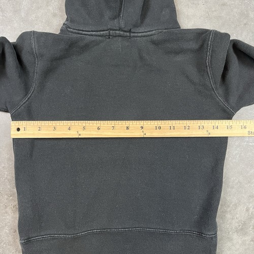 Polo Ralph Lauren Sudadera con Capucha Juvenil 6 Negra Estilo Vintage Usada - Imagen 18 de 21