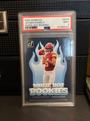2024 Panini Donruss - White Hot Rookies Jayden Daniels #WH8 (RC)