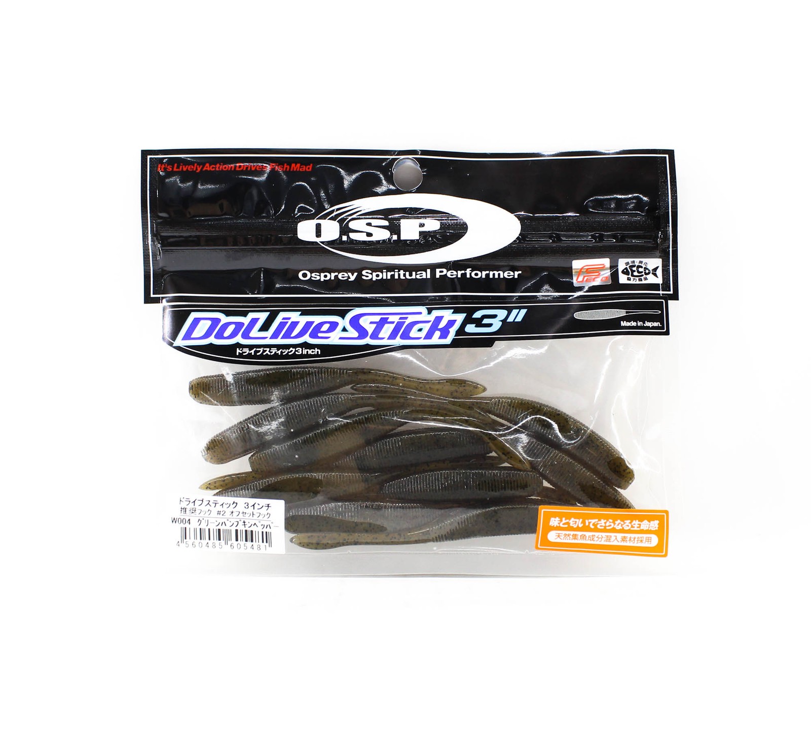 OSP Soft Lure Dolive Stick 3 Inches W-004 (5481)