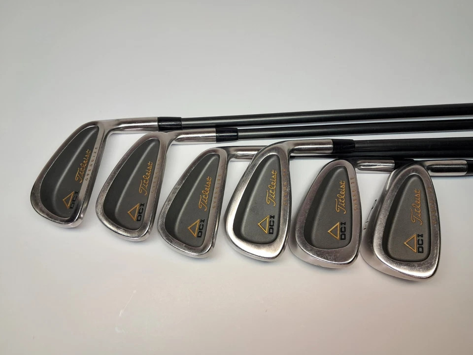 Titleist DCI Oversize Gold Irons 4-PW Titleist Select Lite Graphite Shafts No 7 - Image 3 of 4